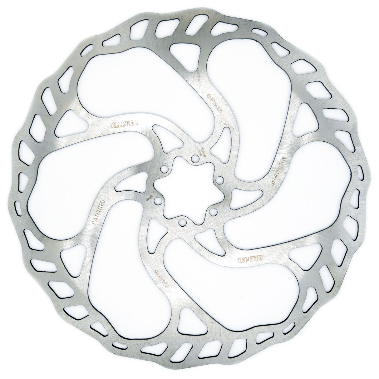 Rotor Galfer de 246 mm, 6 pernos, 2,3 mm, plateado