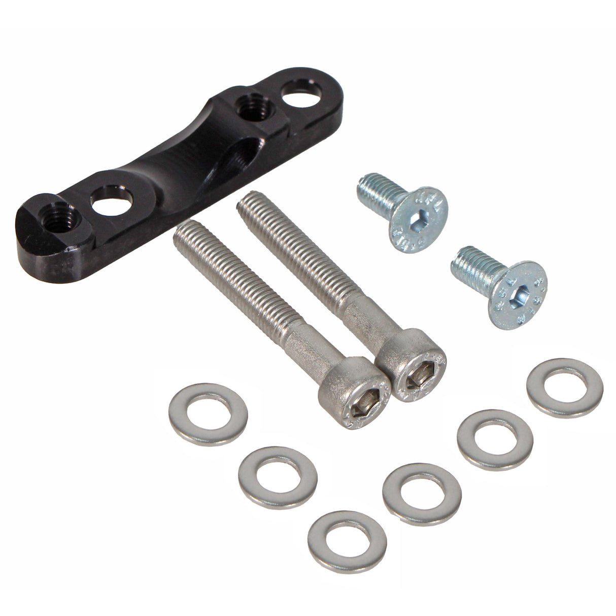 Adaptador de pinza de montaje plano Hope trasero - 160 (Y) Negro