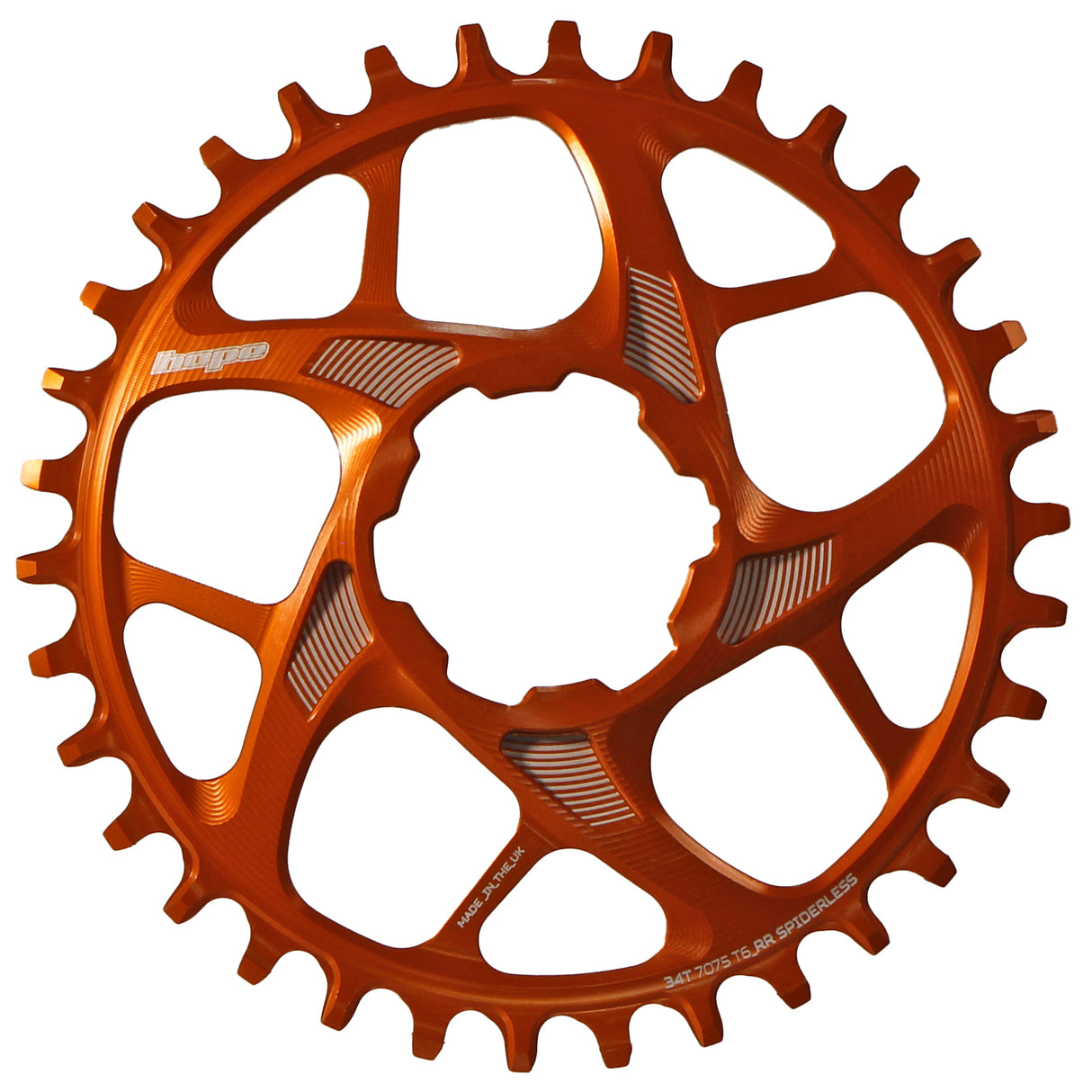 Hope Spiderless Retainer Chainrings - Direct Mount, R22