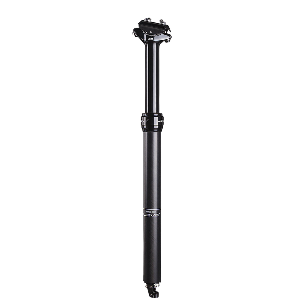 Tija telescópica de carbono KS LEV Ci - 27,2 mm 65 mm Negro
