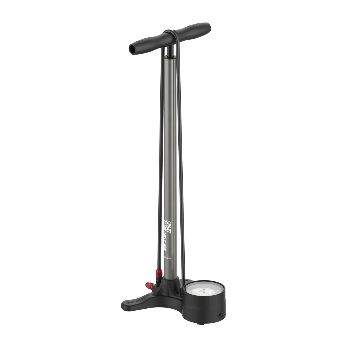Lezyne Sport Floor Drive 3.5 Floor Pump - ABS, Flat Gray