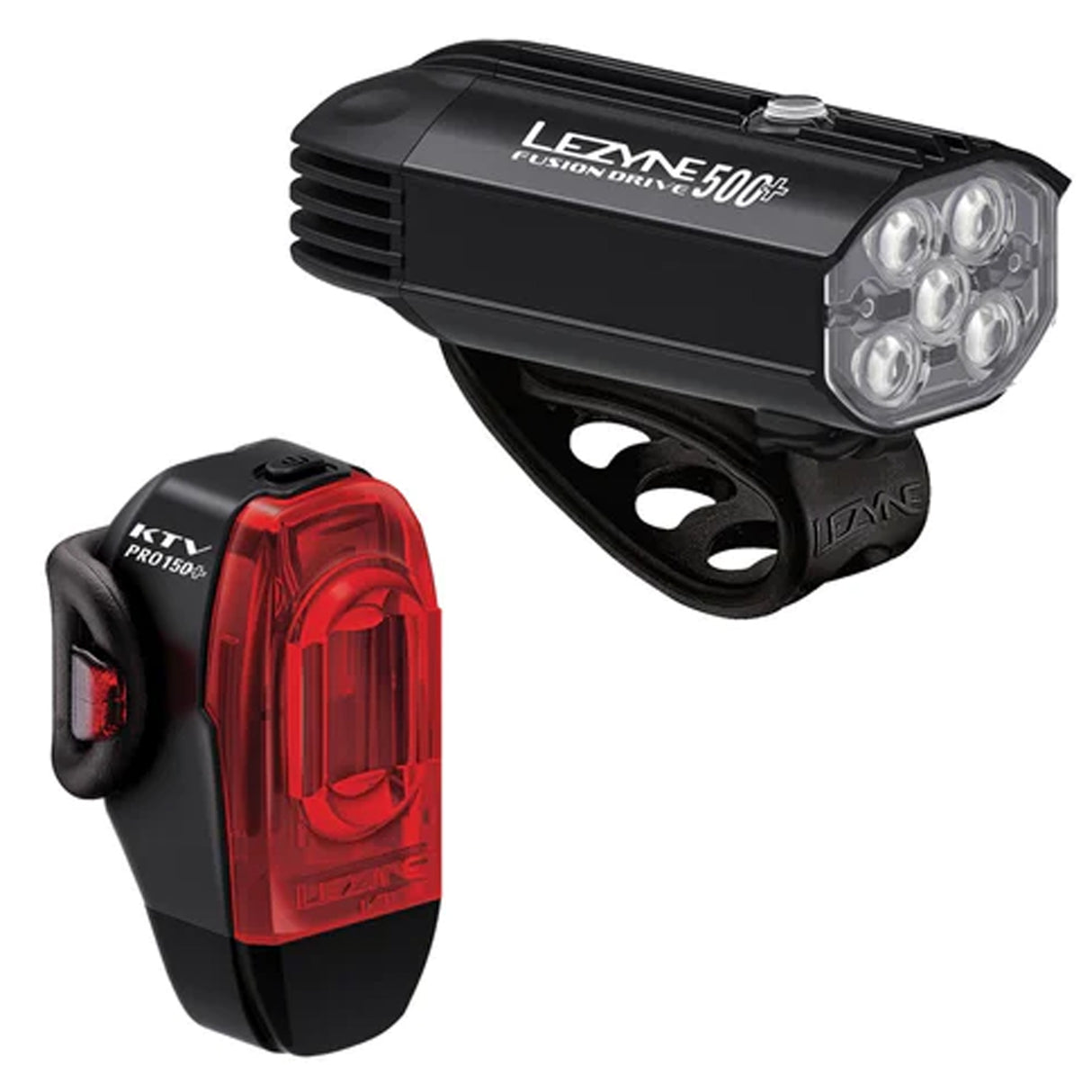 Par de luces Lezyne Fusion Drive 500+ / KTV Drive Pro+