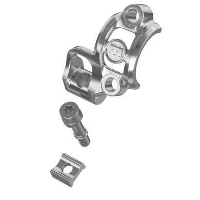 Magura Shiftmix SRAM - Soporte de abrazadera dividida de 2 tornillos, derecha, color plateado