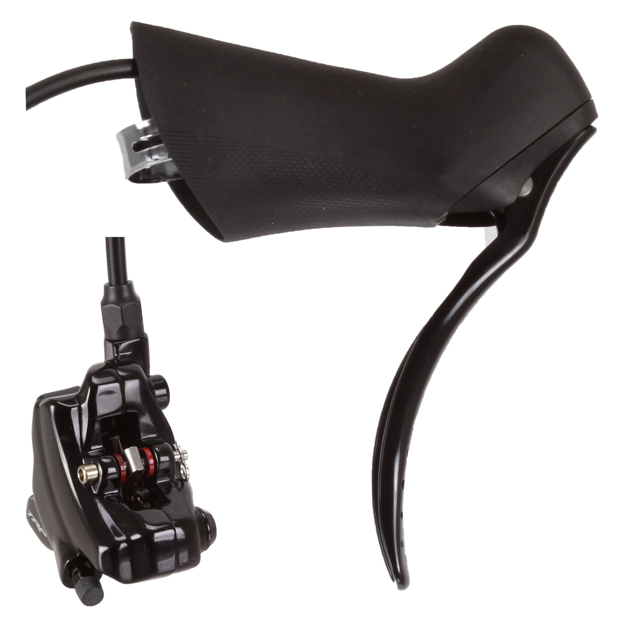 Freno de disco y palanca TRP Hylex RS - Trasero Hidráulico de 2 pistones de montaje plano Negro