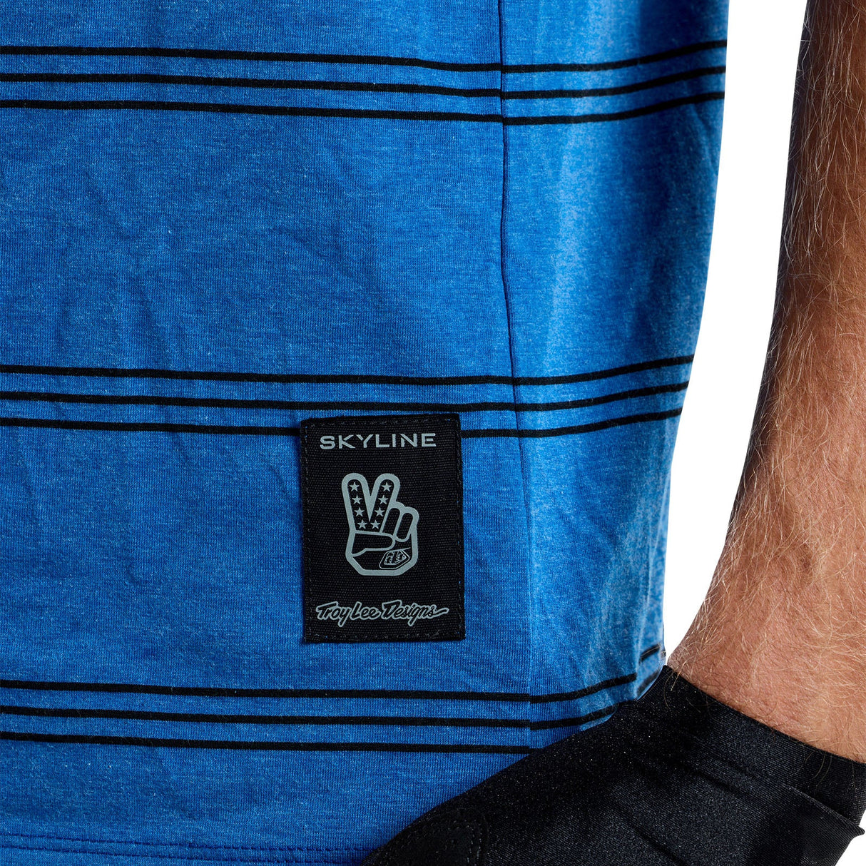 Skyline Short Sleeve Ride Tee Washed Out Cobalt