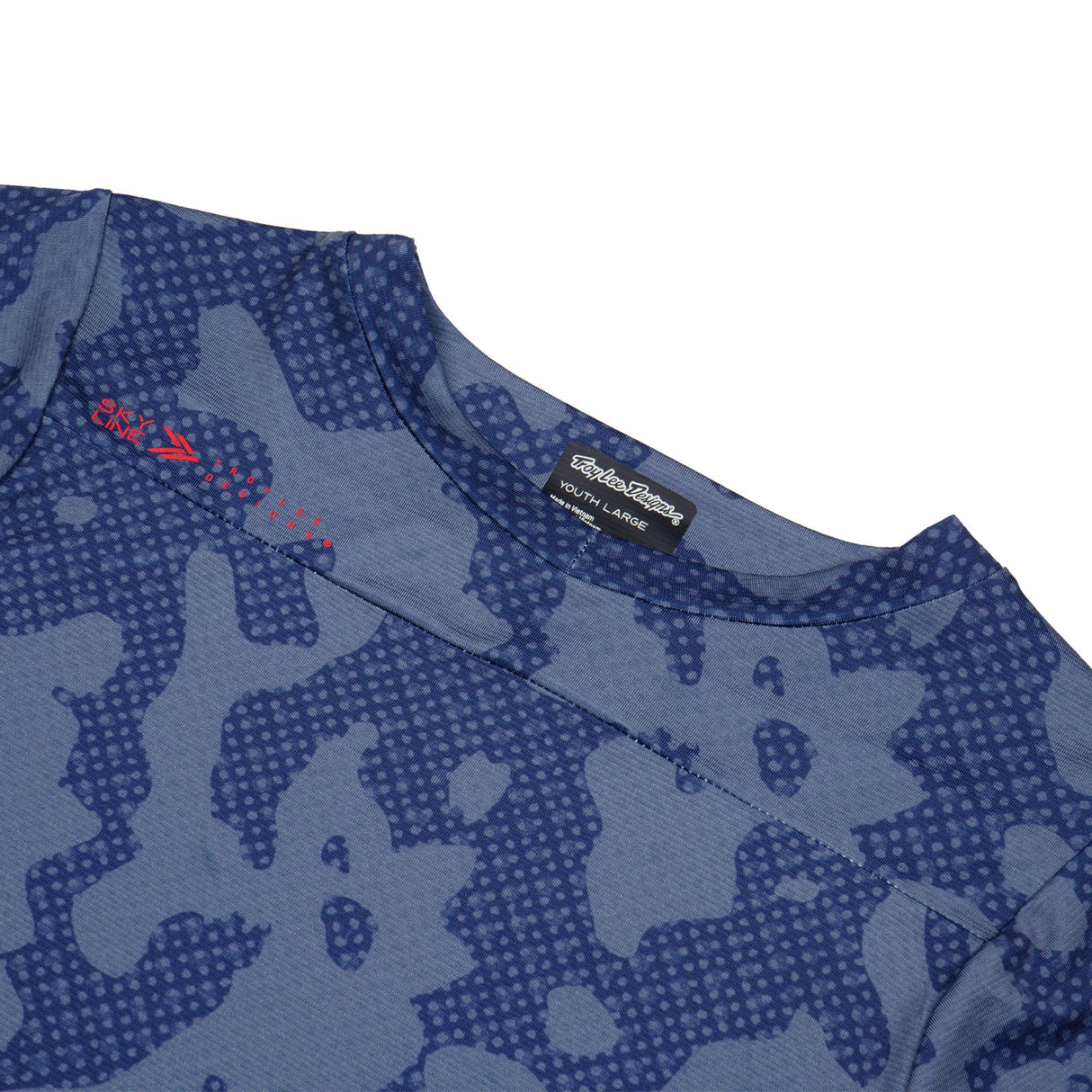 Youth Skyline Short Sleeve Jersey Scrubland Steel Blue
