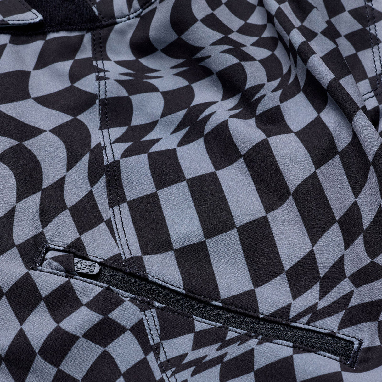 Womens Lilium Pant Twisted Checkers Black