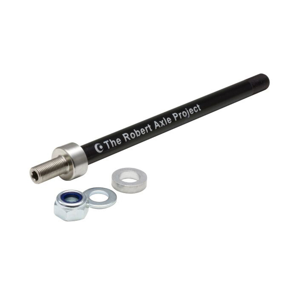 Eje pasante de 12 mm para remolque infantil Robert Axle Project, longitud de 172/178 mm, rosca de 1,5 mm