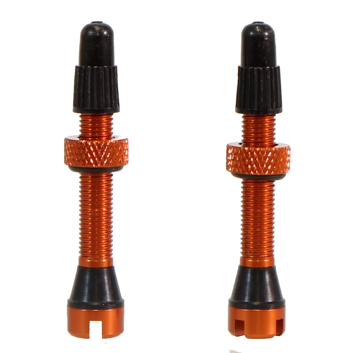 Válvulas sin cámara Industry Nine - Par naranja de 40 mm