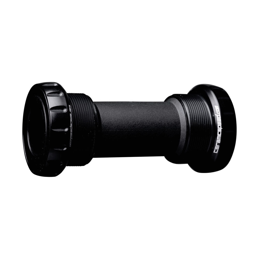 Pedalier de carretera CeramicSpeed BSA - Rosca inglesa, 68 mm, eje de 24 mm, pistas revestidas, negro
