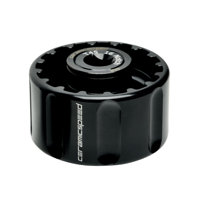 Herramienta de doble cara para copa de pedalier CeramicSpeed T47/T45 - Negra