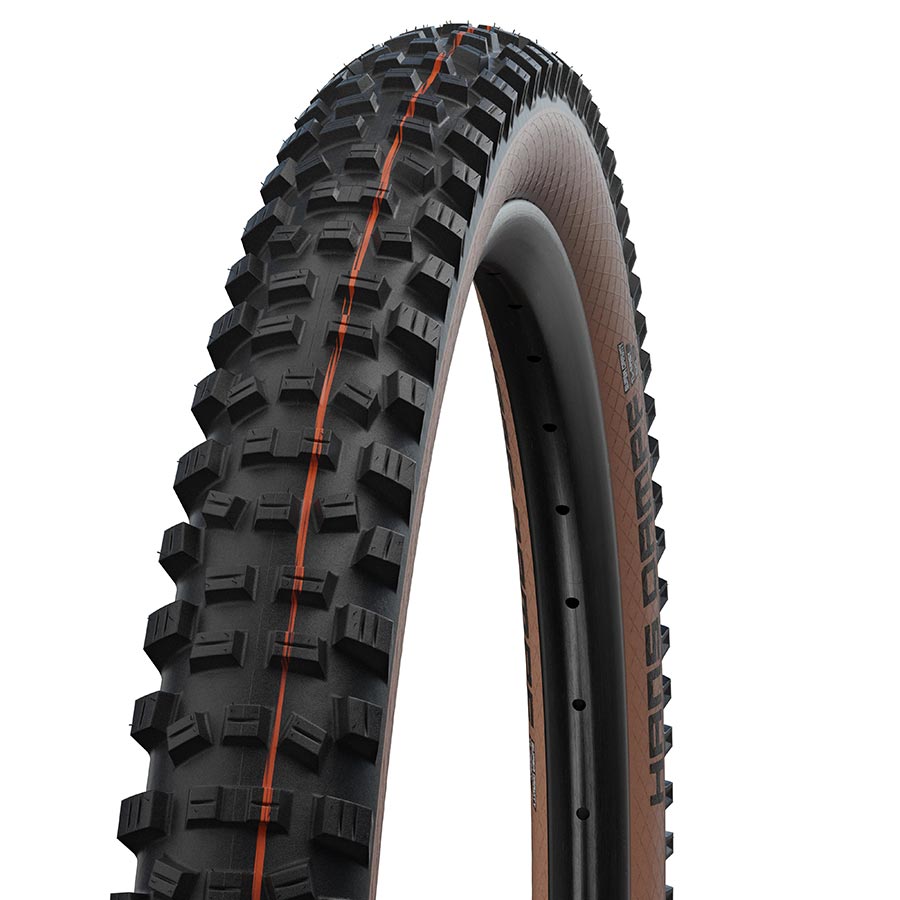 Neumático Schwalbe Hans Dampf - 29 x 2,35 Tubeless Plegable Negro/Bronce Evolution Line Super Trail Addix Soft