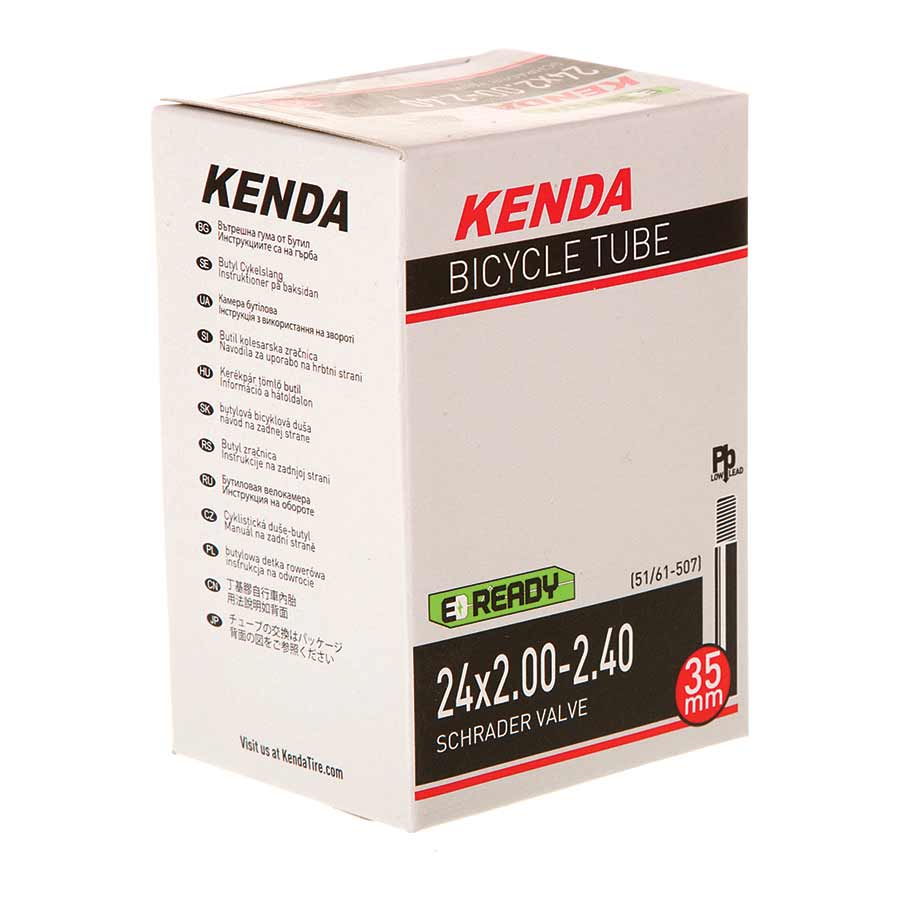 Cámara de butilo Kenda LL de 24 x 2,0-2,4" SV cada una