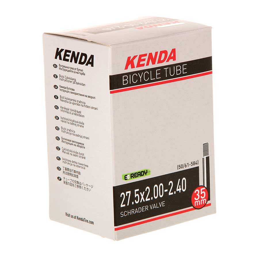 Cámara de butilo Kenda de 27,5" (650b) x 2,0-2,4" SV/35 mm (unidad)
