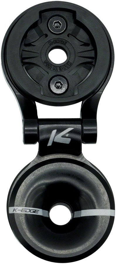 K-Edge Garmin Race Stem Mount with Cap - Black