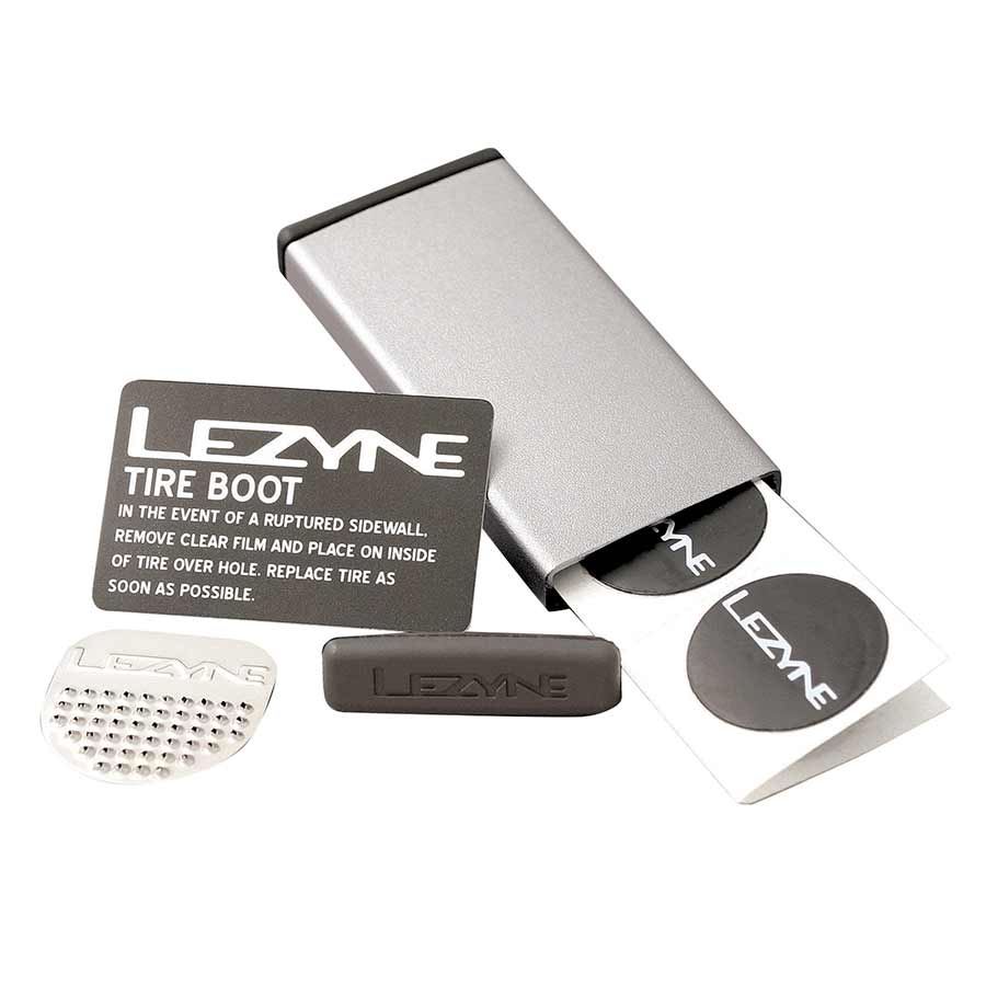 Kit de parches de metal Lezyne Unidad de acero inoxidable