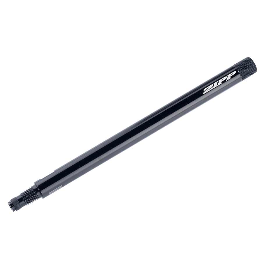 Zipp Tangente Aluminum Knurled Valve Extender - 65mm 808 1 Piece Removable Presta Valve BLK