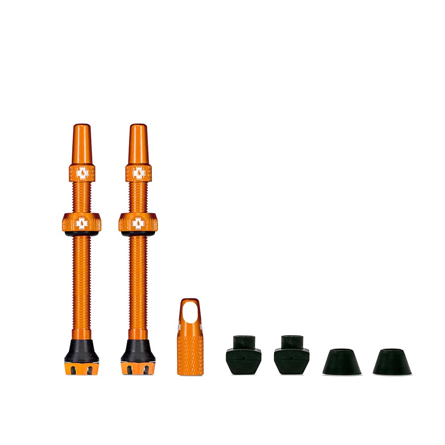 Kit de válvulas sin cámara Muc-Off V2 (par naranja de 60 mm)