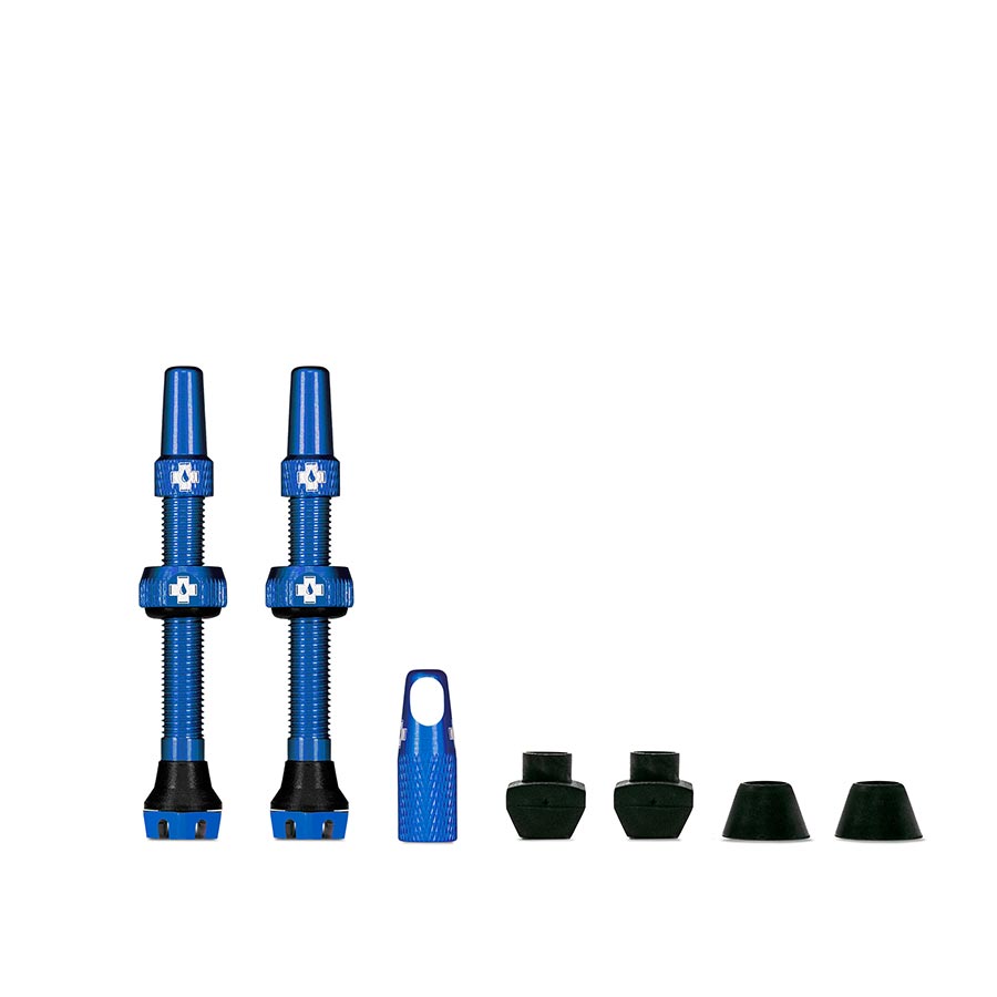 Kit de válvulas sin cámara Muc-Off V2 (azul, 44 mm)