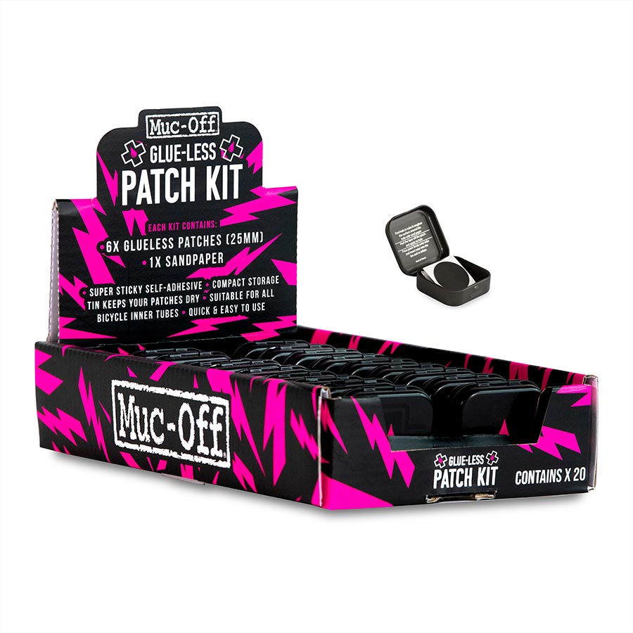 Kit de parches sin pegamento Muc-Off - 20 piezas