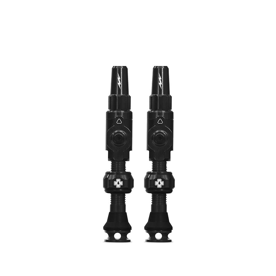 Vástagos de válvula sin cámara Muc-Off Big Bore Lite - Medianos 35 mm Negro