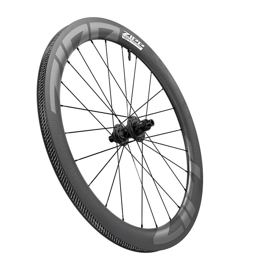 Rueda trasera Zipp 404 Firecrest de carbono - 700, 12 x 142 mm, CenterLock, SRAM, 10/11 velocidades, Tubeless, BLK A1