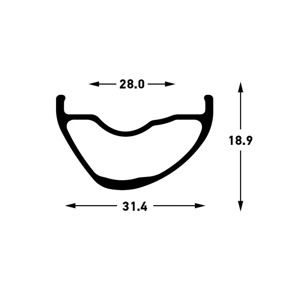 Stans Arch MK4 Rim - 29 Disc Black 28H