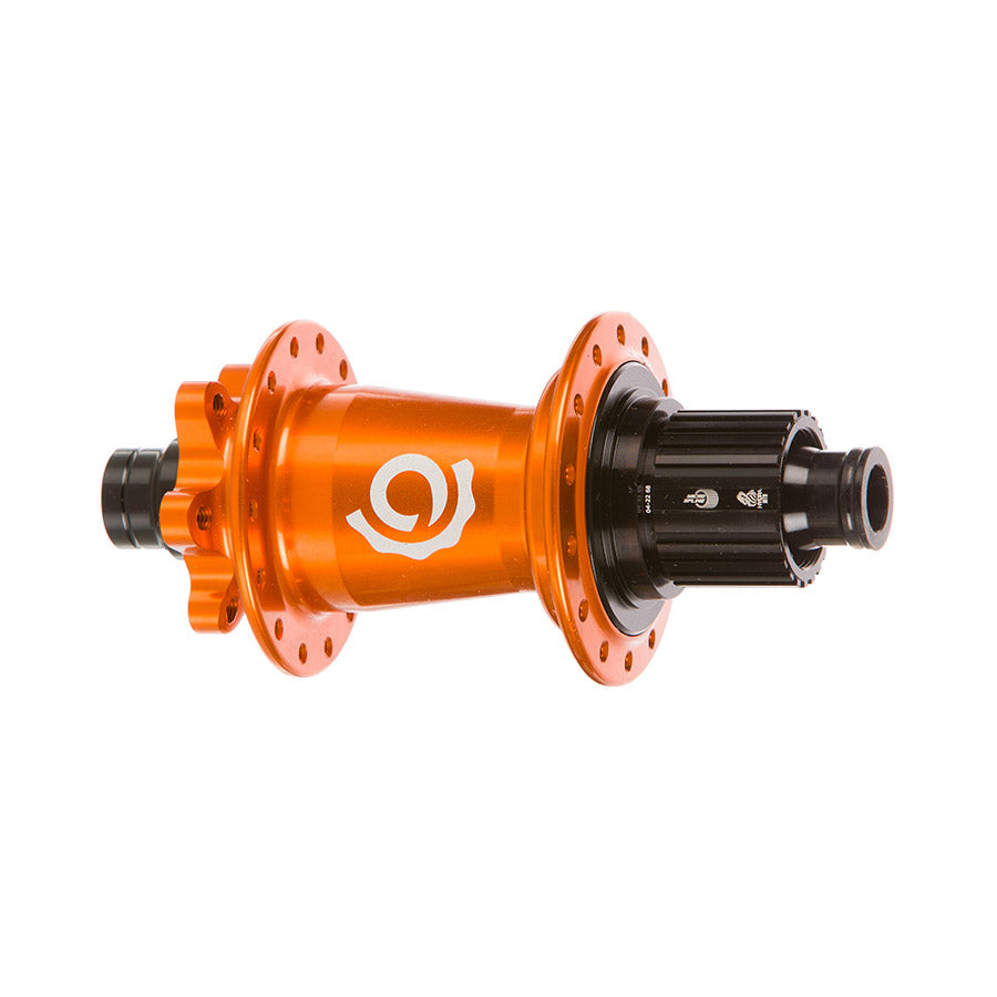 Buje trasero Industry Nine Hydra Classic - 12 x 148 mm, 6 tornillos, microestriado, naranja, 32 agujeros