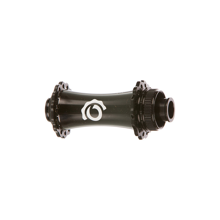 Buje delantero Industry Nine Solix Classic - 15 x 110 mm, Center-Lock, negro, 28 agujeros