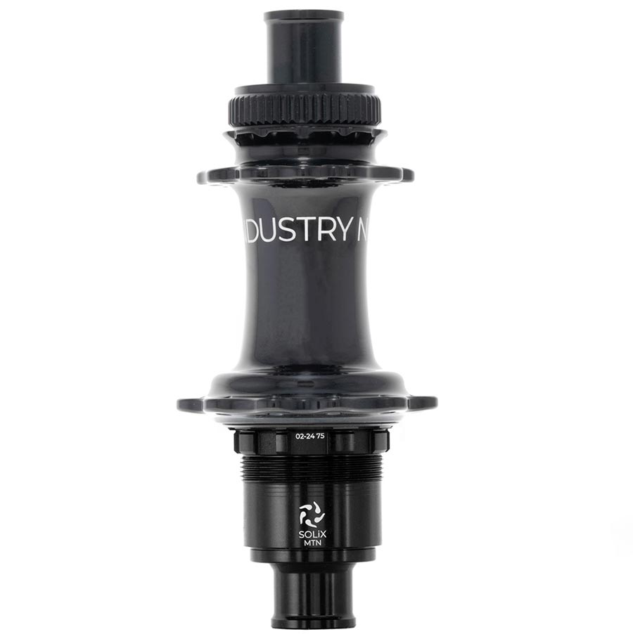 Buje trasero Industry Nine Solix M Classic XD Disc, 24 agujeros, 12 mm, TA, 148 mm, SRAM XD, negro