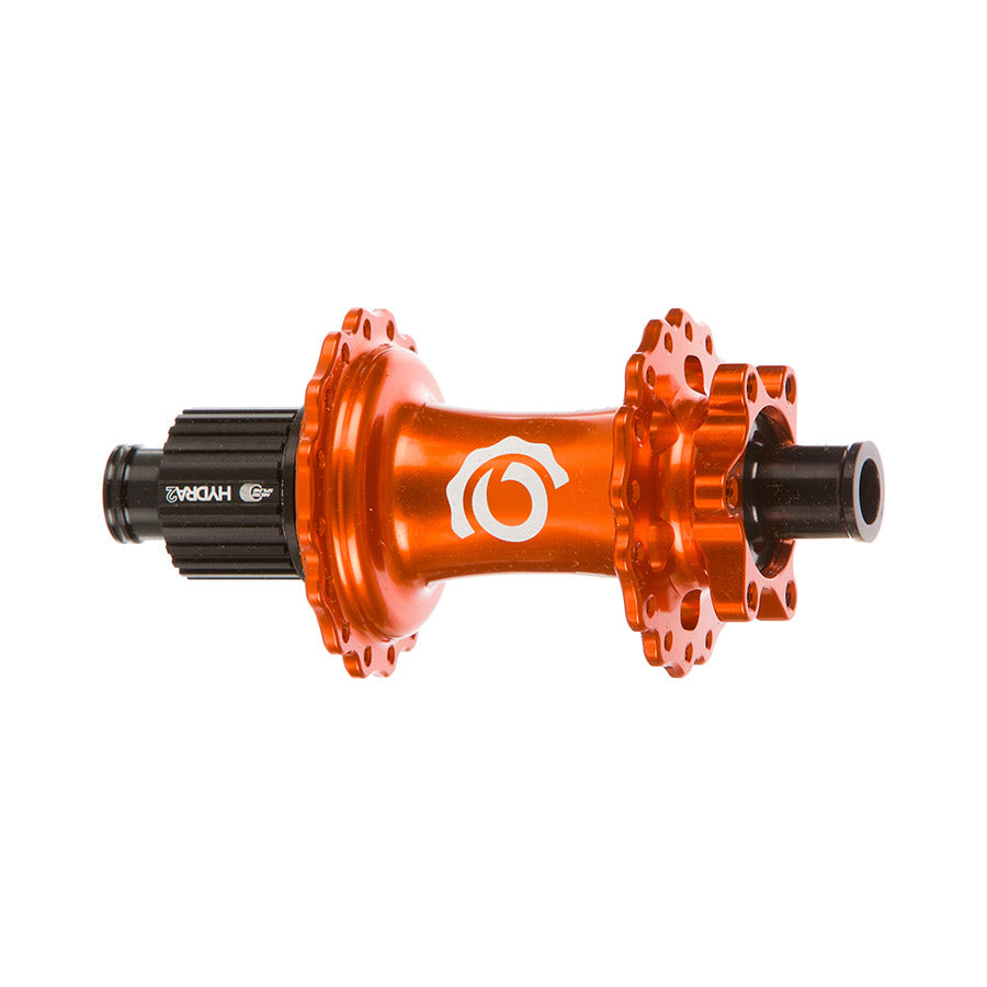 Buje trasero Industry Nine Hydra 2 Classic - 12 x 148 mm, 6 tornillos, microestriado, naranja, 32 agujeros