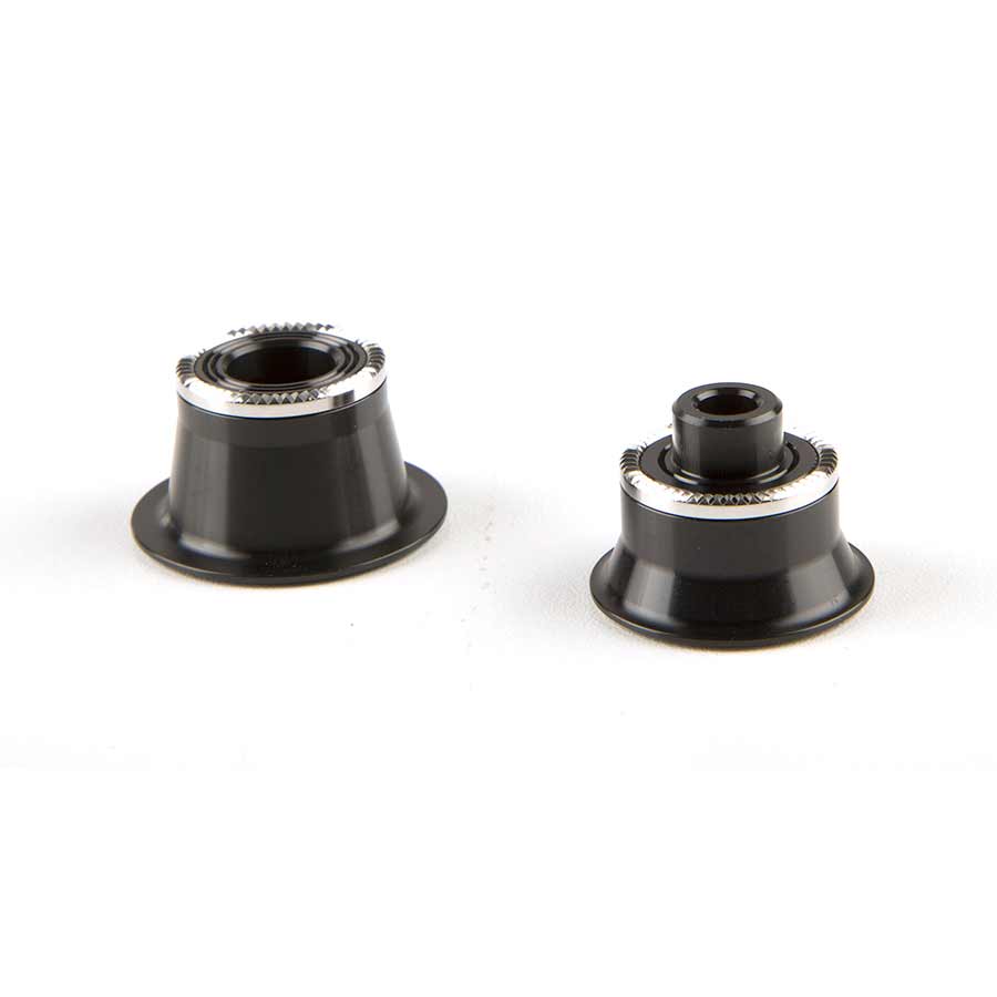 Tapas de extremo de buje trasero Zipp 176/177 de 11 velocidades con cierre rápido y eje de 130 mm. Compatible con todos los cuerpos de buje libre.