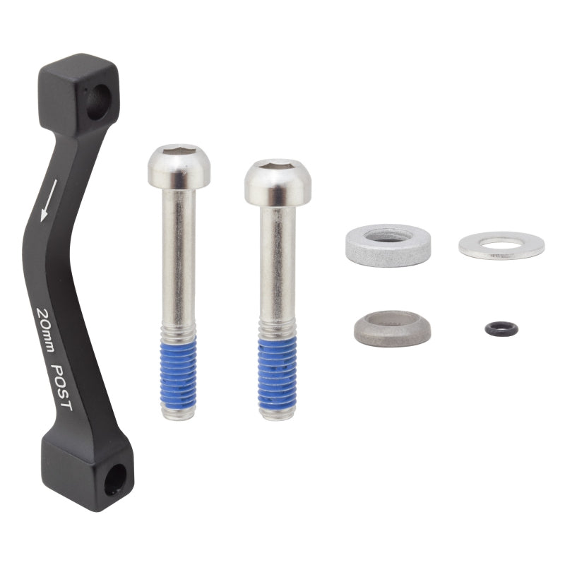 Adaptador de pinza de disco SRAM/Avid de 20 mm para cuadro/horquilla de montaje posterior, kits de pernos de acero inoxidable, pinzas CPS regulares