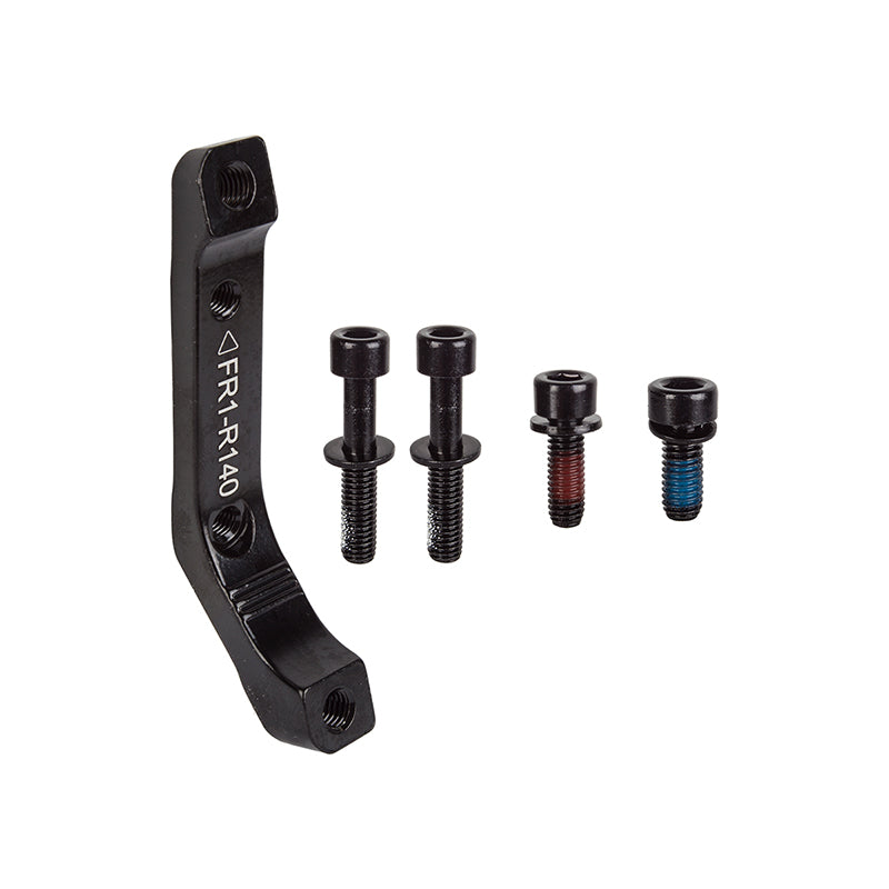 Adaptador de disco de poste plano Trp RR de 140 mm para montaje en poste plano, negro