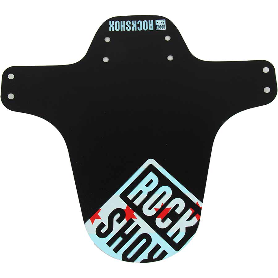 Guardabarros delantero RockShox 26-29 con bandera de Chicago