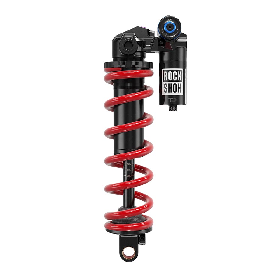 Amortiguador trasero RockShox Vivid Coil Ultimate RC2T - 205 x 60 mm Reb 55 / Comp 30 L/O2, muñón estándar C1