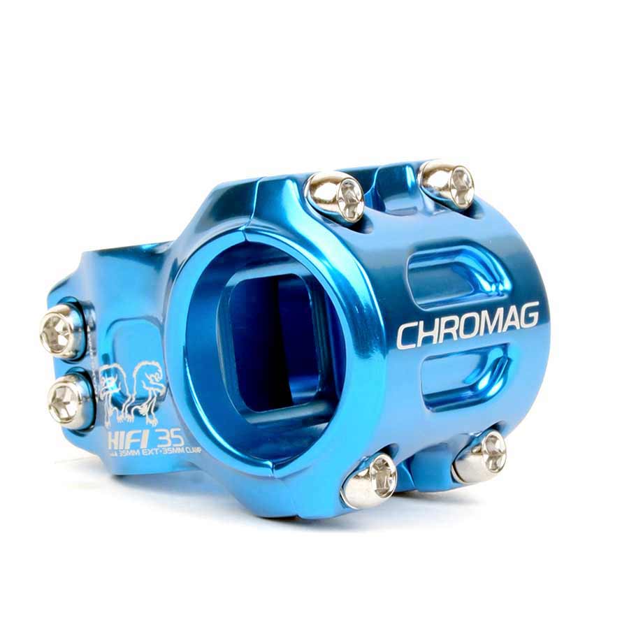 Potencia Chromag HiFi 1-1/8 L: 50 mm 0° Diámetro: 35 mm Azul