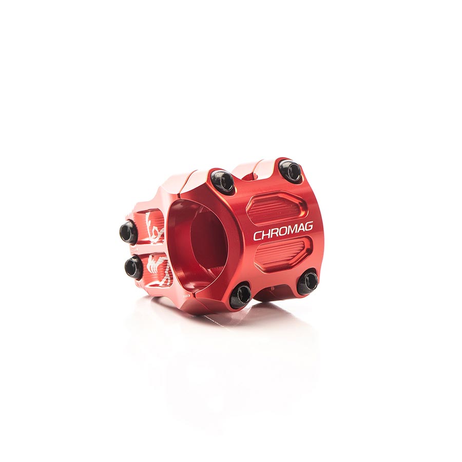Potencia Chromag Riza - Abrazadera 32mm 35mm +/-0 Rojo