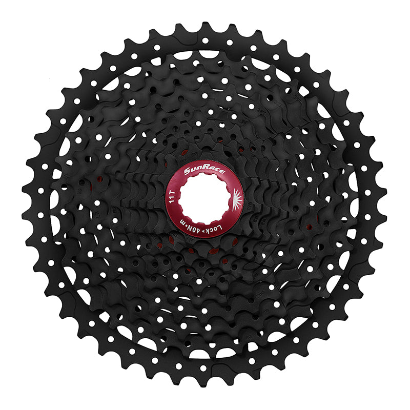 Cassette SunRace MX8 - 11 velocidades 11-42 dientes Negro