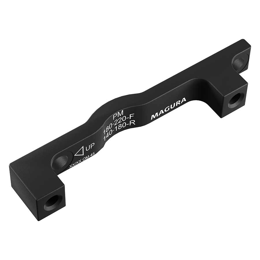 Adaptador de freno de disco Magura QM 45: rotor delantero de 180 mm a 220 mm, rotor trasero de 140 mm a 180 mm