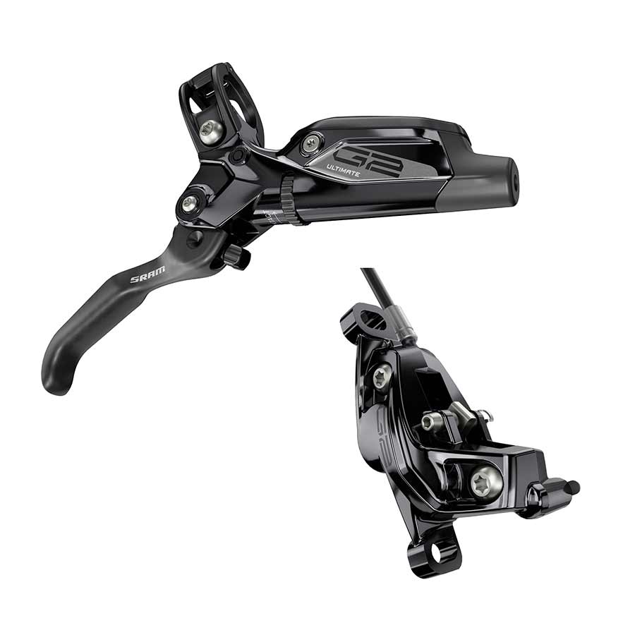 Freno de disco hidráulico SRAM G2 Ultimate A2 MTB, montaje en poste trasero, disco: no incluido, negro