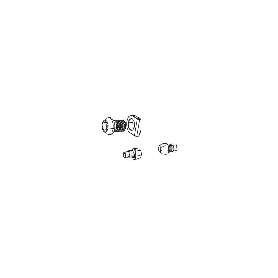 Perno de anclaje del cable de freno SRAM Red Aero Link y tornillos de ajuste del resorte
