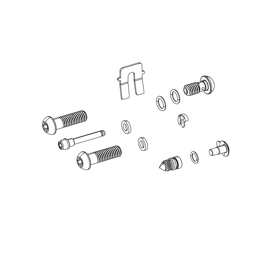 Kit de tornillería para pinza de freno de disco SRAM - Pinza S4 para Guide R B1 Guide RS B1 Guide T A1