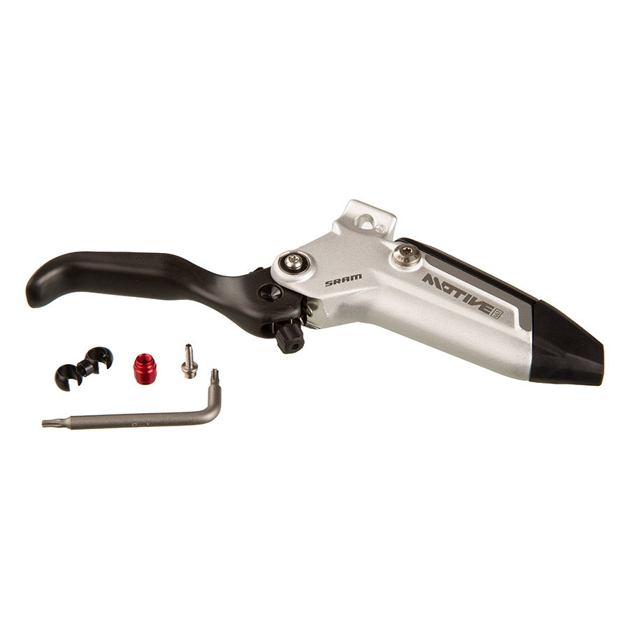 Conjunto de maneta de freno de disco SRAM Motive Ultimate - Palanca de carbono plateada A1+