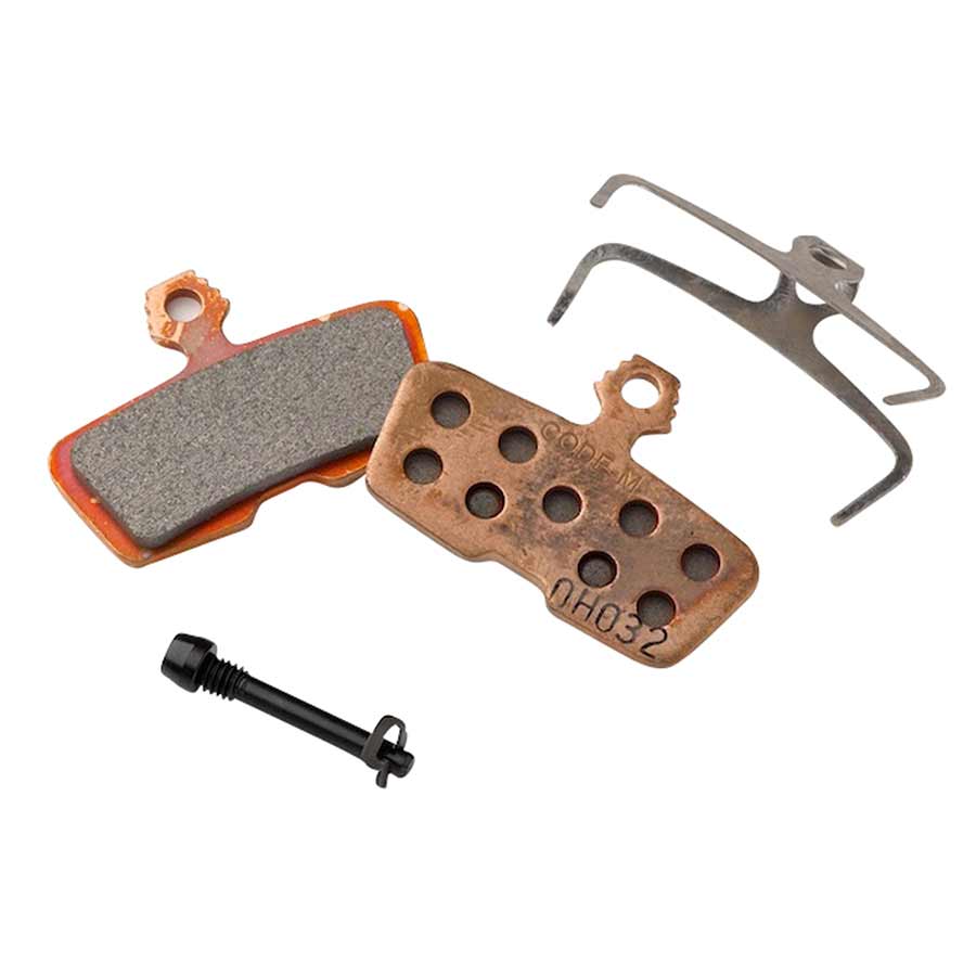 Pastillas de freno de disco SRAM de compuesto sinterizado con respaldo de acero, potentes para Code/Code R/Code RSC/Guide RE (caja de 20 unidades)