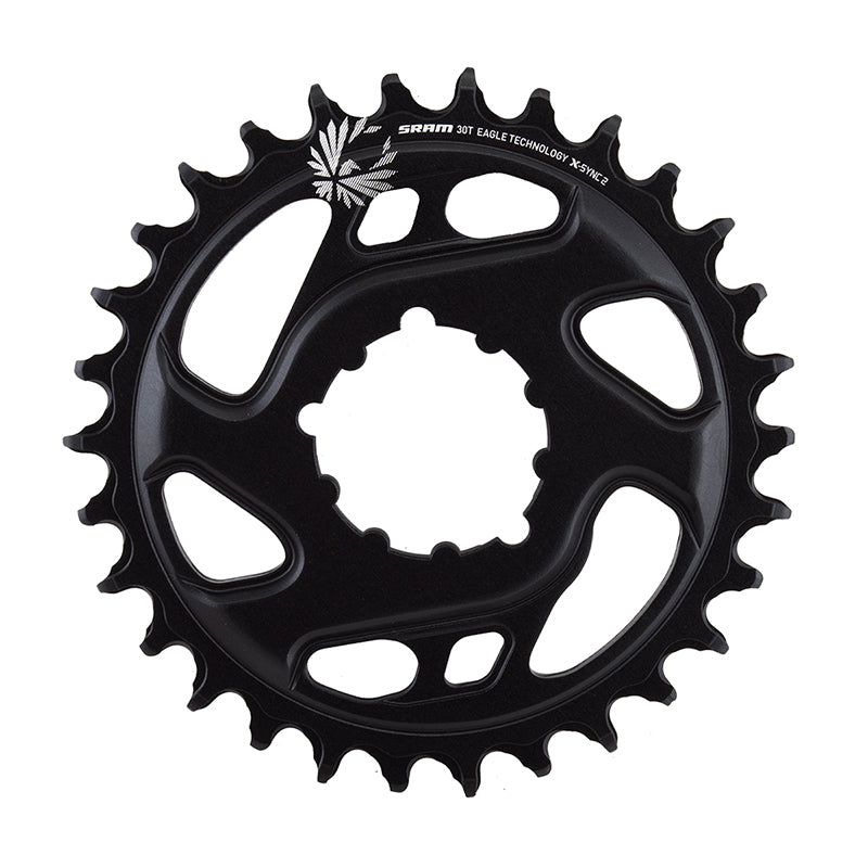 Plato SRAM X-Sync 2 Eagle de montaje directo forjado en frío, 30 dientes, desplazamiento de 3 mm