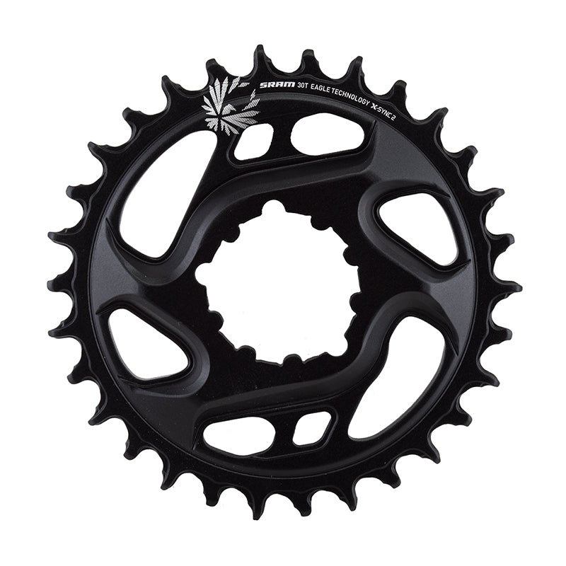 Plato SRAM X-Sync 2 Eagle de montaje directo forjado en frío de 30 dientes y desplazamiento de 6 mm