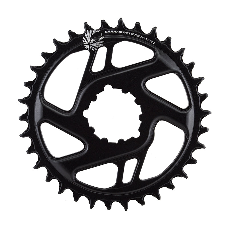Plato SRAM X-Sync 2 Eagle de montaje directo forjado en frío, 34 dientes, desplazamiento de 3 mm