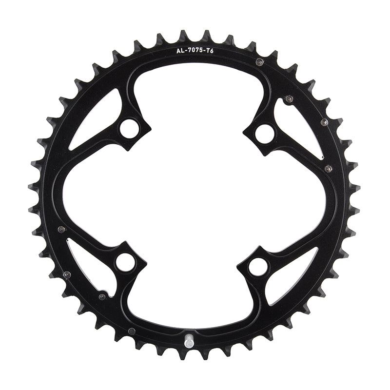 Plato de aleación negra TruVativ Trushift 44T x 104 mm