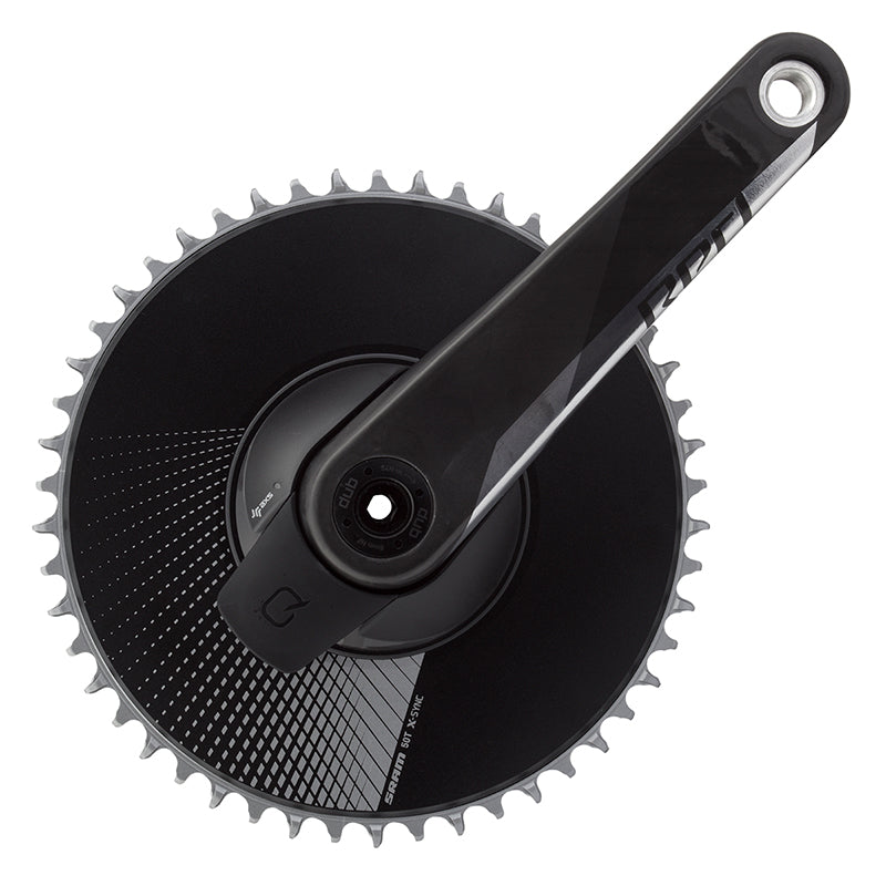 Medidor de potencia Sram Red AXS 1x Aero DUB 175,5x50 Juego de bielas Aero DUB negro